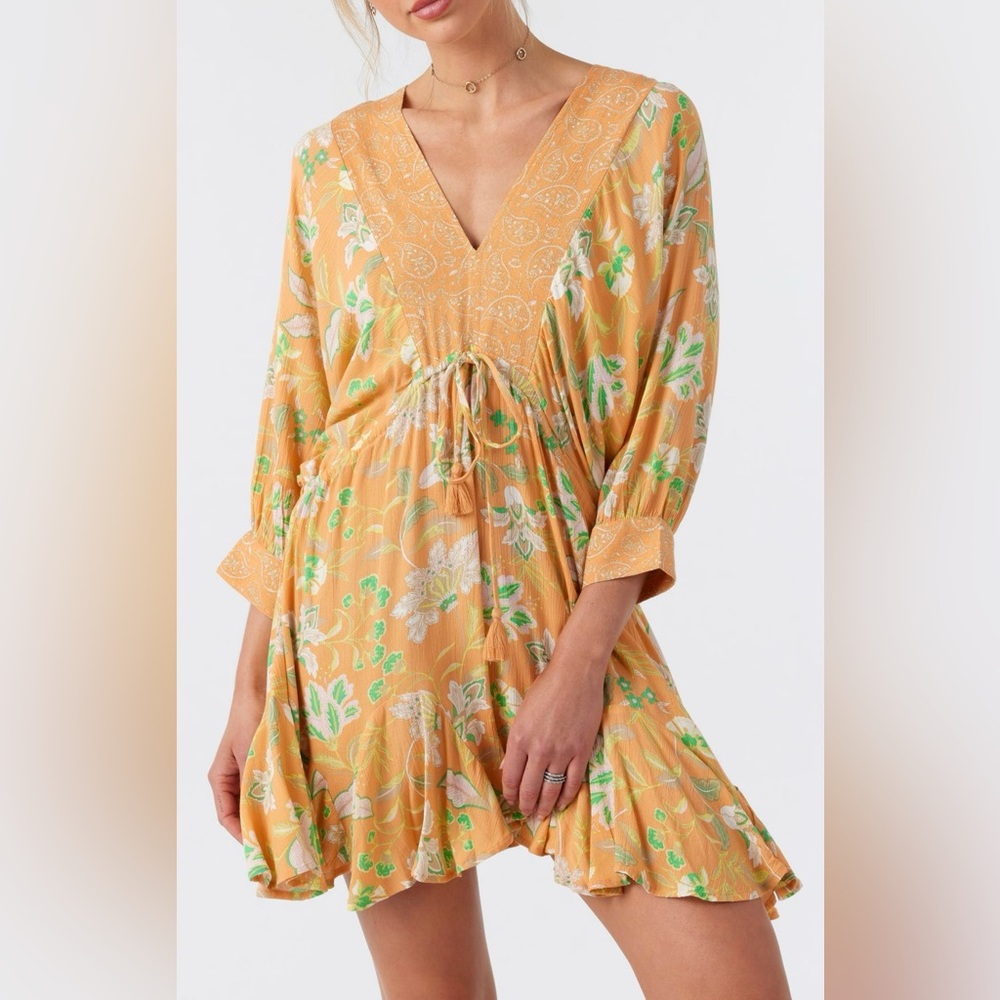Boho Chic Floral Mini Dress